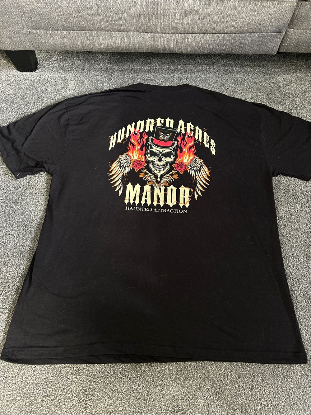 Black Graphic Short-Sleeve Tee